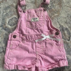 OshKosh B'gosh Pink Striped Shortalls